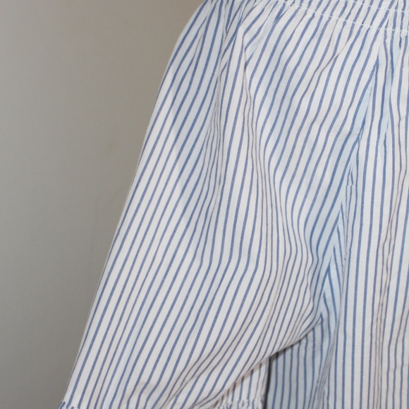 Gap, long sleeves off the shoulder button down top - Picture 7 of 10